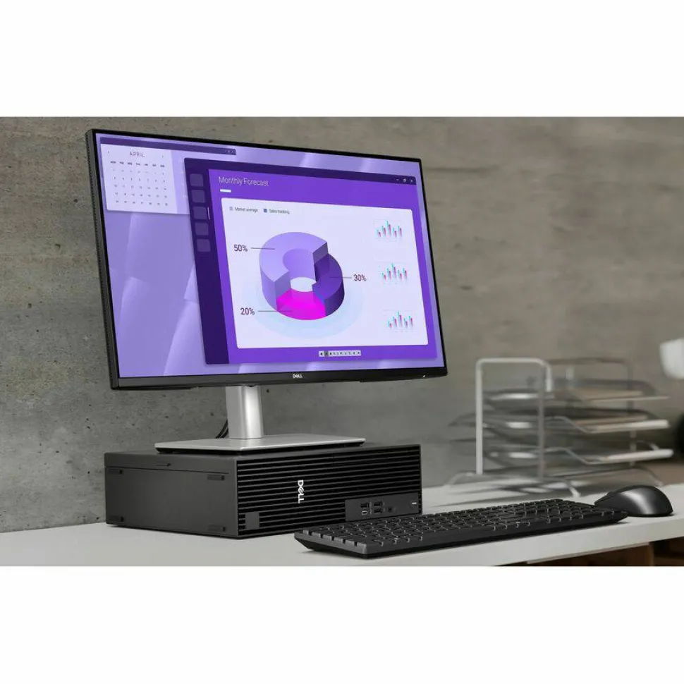 Dell Pro Slim Plus QBS1250 Desktop Computer - Intel Core Ultra 7 265 - vPro Technology - 16 GB - 512 GB SSD - Slim PC - Standard Black