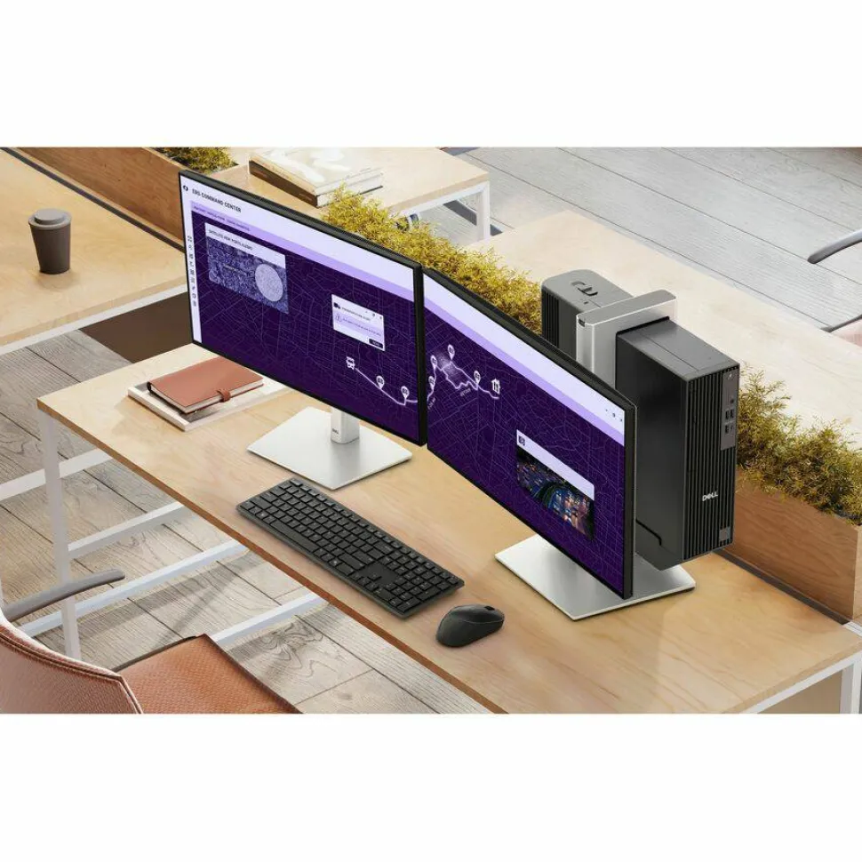 Dell Pro Slim Plus QBS1250 Desktop Computer - Intel Core Ultra 7 265 - vPro Technology - 16 GB - 512 GB SSD - Slim PC - Standard Black
