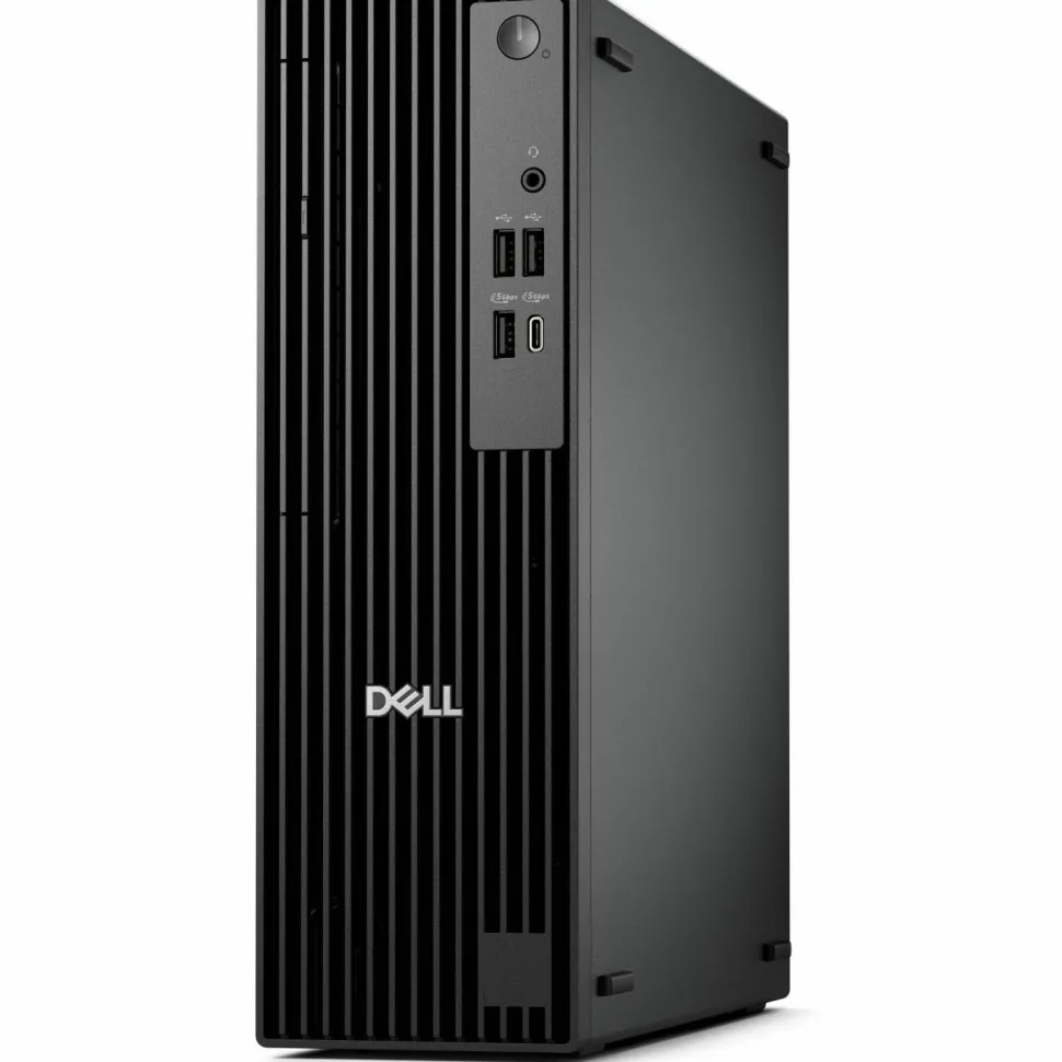 Dell Pro Slim QCS1250 Desktop Computer - Intel Core Ultra 7 265 - 16 GB - 512 GB SSD - Slim PC - Standard Black