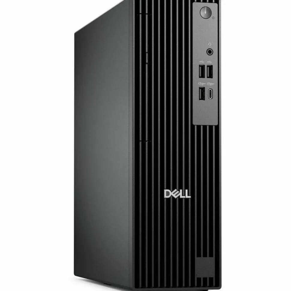 Dell Pro Slim QCS1255 Desktop Computer - AMD Ryzen 7 PRO 8700G - 16 GB - 512 GB PCI Express NVMe 4.0 SSD - Slim PC - Standard Black