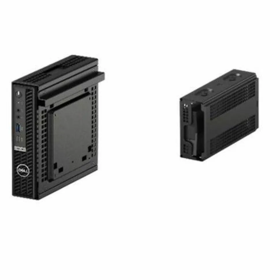 Dell CPU Mount for Thin Client, Monitor, Power Adapter - Black