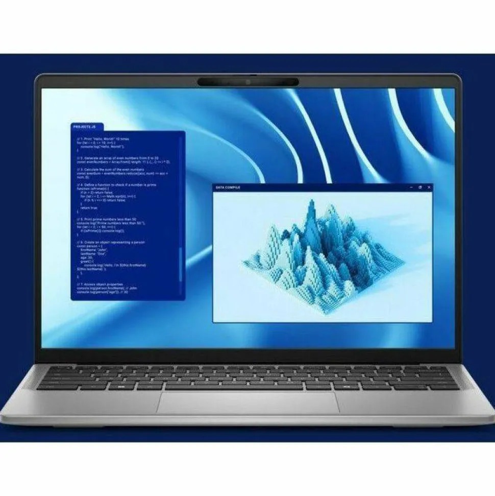 Dell Latitude 7000 7455 14" Touchscreen Copilot+ PC Notebook - QHD+ - 60 Hz - Qualcomm Snapdragon X Elite X1E-80-100 - 32 GB - 512 GB SSD - English (US) Keyboard - Aluminum Titan Gray