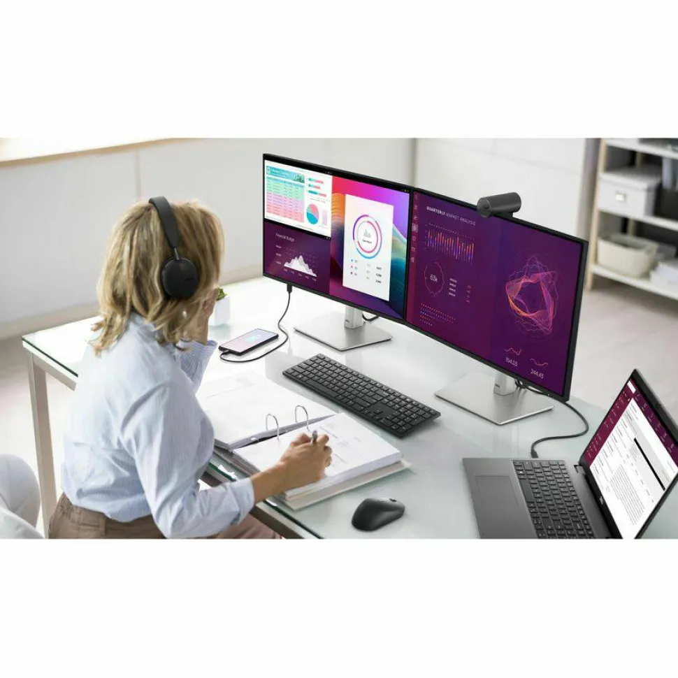 Dell P2425E 24" Class WUXGA LED Monitor - 16:10 - Black, Gray