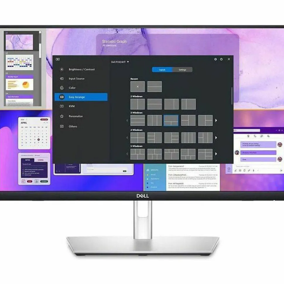 Dell P2424HT 24" Class LED Touchscreen Monitor - 16:9 - 5 ms