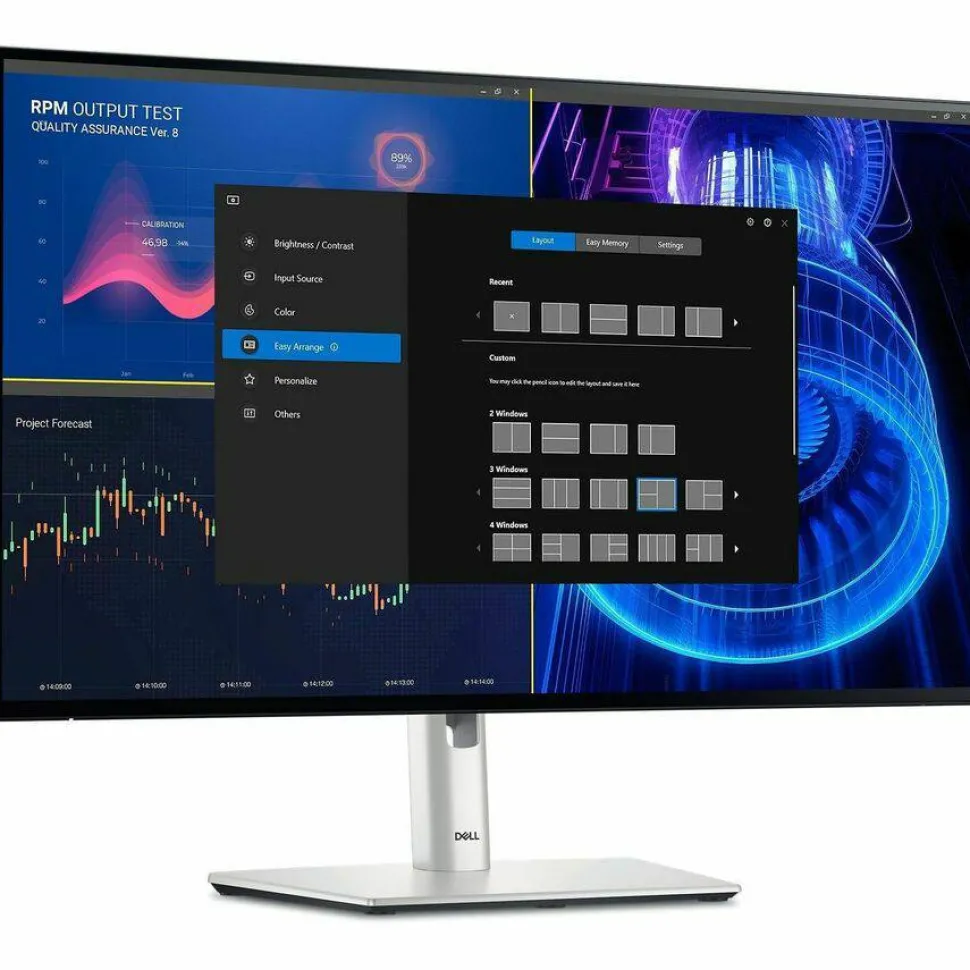 Dell UltraSharp U2724DE 27" Class WQHD LED Monitor - 16:9 - Black, Silver