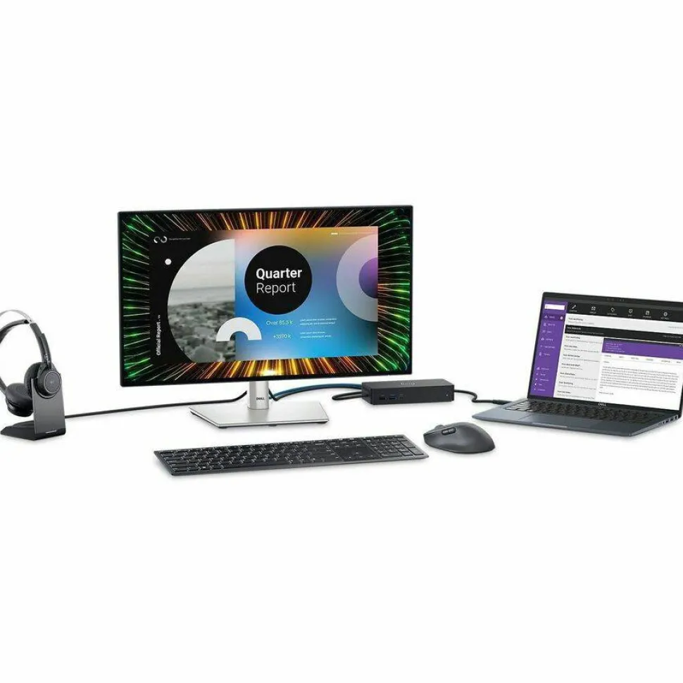 Dell UltraSharp U2424H 24" Class Full HD LED Monitor - 16:9 - Silver