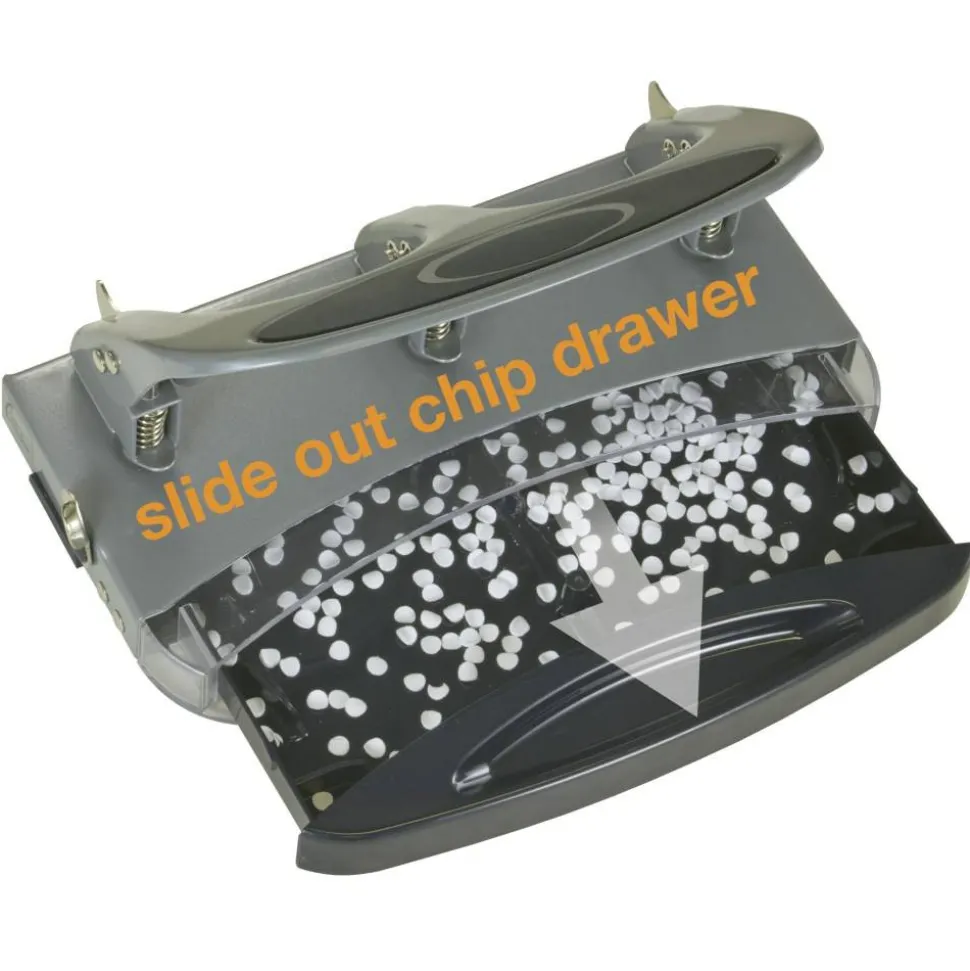 Deluxe 3-Hole Heavy-Duty Punch