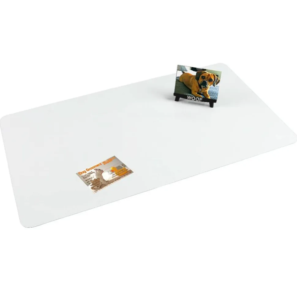 Desk Pad With Antimicrobial Protection, 20" H x 36" W, Clear