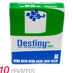 Destiny Multi-Use Printer & Copy Paper, White, Letter (8.5