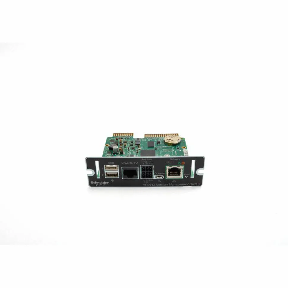 Device monitoring and management, Network Management Cards, NMC3 with Environmental Monitoring and Modbus, secure remote UPS monitoring and management