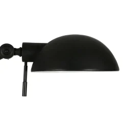 Dexter Height Adjustable/Tilting Floor Lamp with Metal Shade in Blackened Bronze/Blackened Bronze