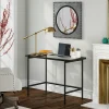 Dexter 23.25" Tall Boom Arm Table Lamp with Metal Shade in Brass/Brass