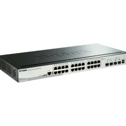 DGS-1510 Series Smart Managed 28-Port Gigabit Switch including 4 10GbE SFP+ Ports