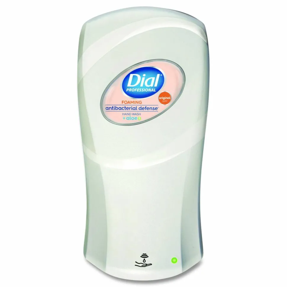 Dial Professional Antibacterial Defense Foaming Hand Wash Refill for FIT Touch Free Dispenser, Original Scent, 1 L, 3/Carton