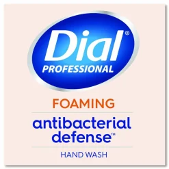 Dial Professional Antibacterial Defense Foaming Hand Wash, Original Scent, 10 oz Pump Bottle