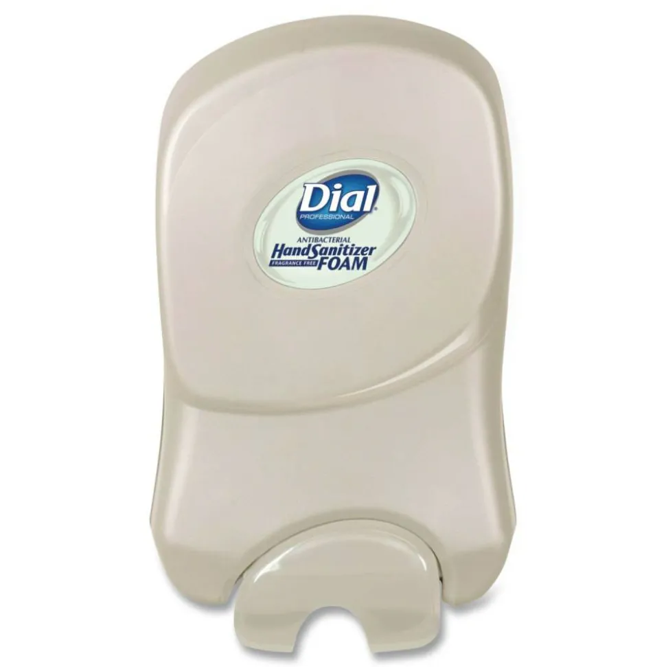 Dial Professional Antibacterial Foaming Hand Sanitizer Refill for Dial 1700 V Dispenser, 1.2 L, Fragrance Free, 3/Carton