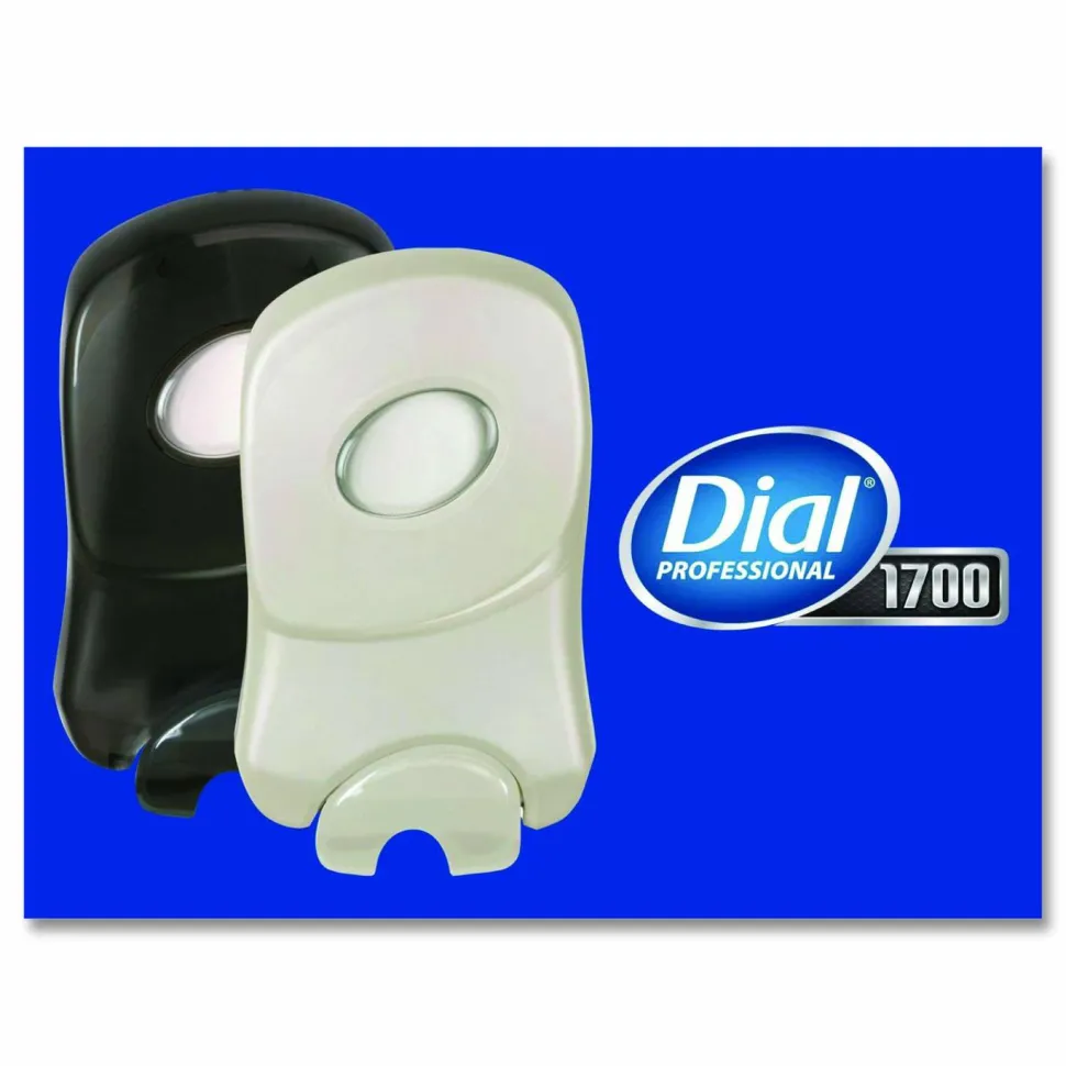 Dial Professional Dial 1700 Manual Dispenser, 1.7 L, 7.07 x 3.95 x 12.66, Smoke, 3/Carton