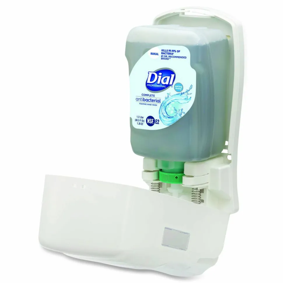 Dial Professional FIT Universal Touch Free Dispenser, 1 L, 4 x 5.4 x 11.2, Slate, 3/Carton