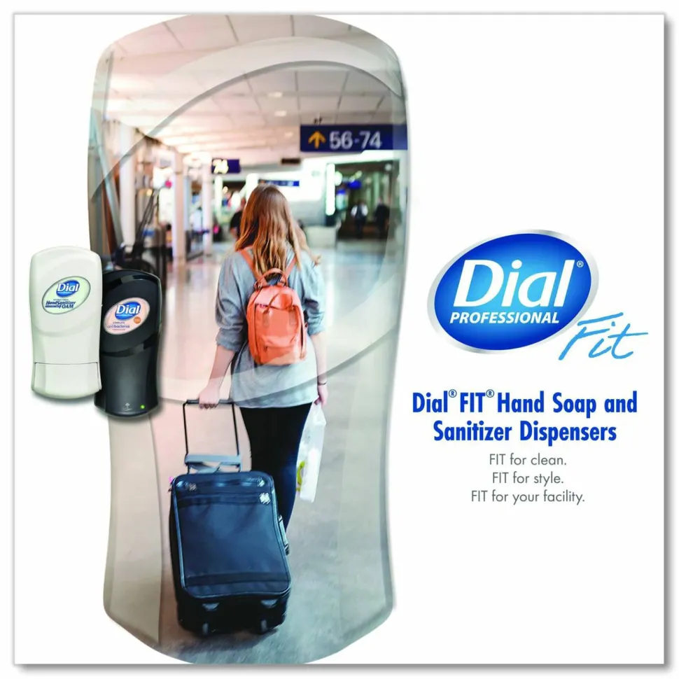 Dial Professional FIT Universal Touch Free Dispenser, 1 L, 4 x 5.4 x 11.2, Slate, 3/Carton