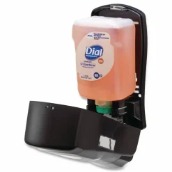 Dial Professional FIT Universal Manual Dispenser, 1.2 L, 4 x 5.13 x 10.5, Slate, 3/Carton