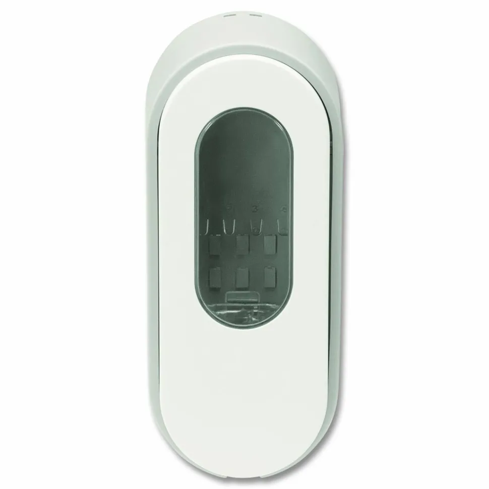 Dial Professional Versa Dispenser for Pouch Refills, 15 oz, 3.75 x 3.38 x 8.75, Light Gray/White, 6/Carton