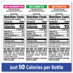diet Snapple Ice Tea Variety Pack, Assorted Flavors, 20 oz Bottle, 24/Carton