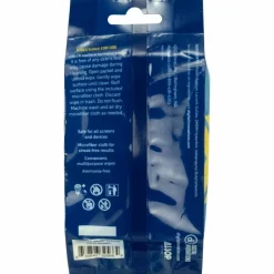 Digital Innovations ScreenDr Device and Screen Cleaning Wipes, 6.88" x 3.9", Unscented, White/Gray, 20/Pack