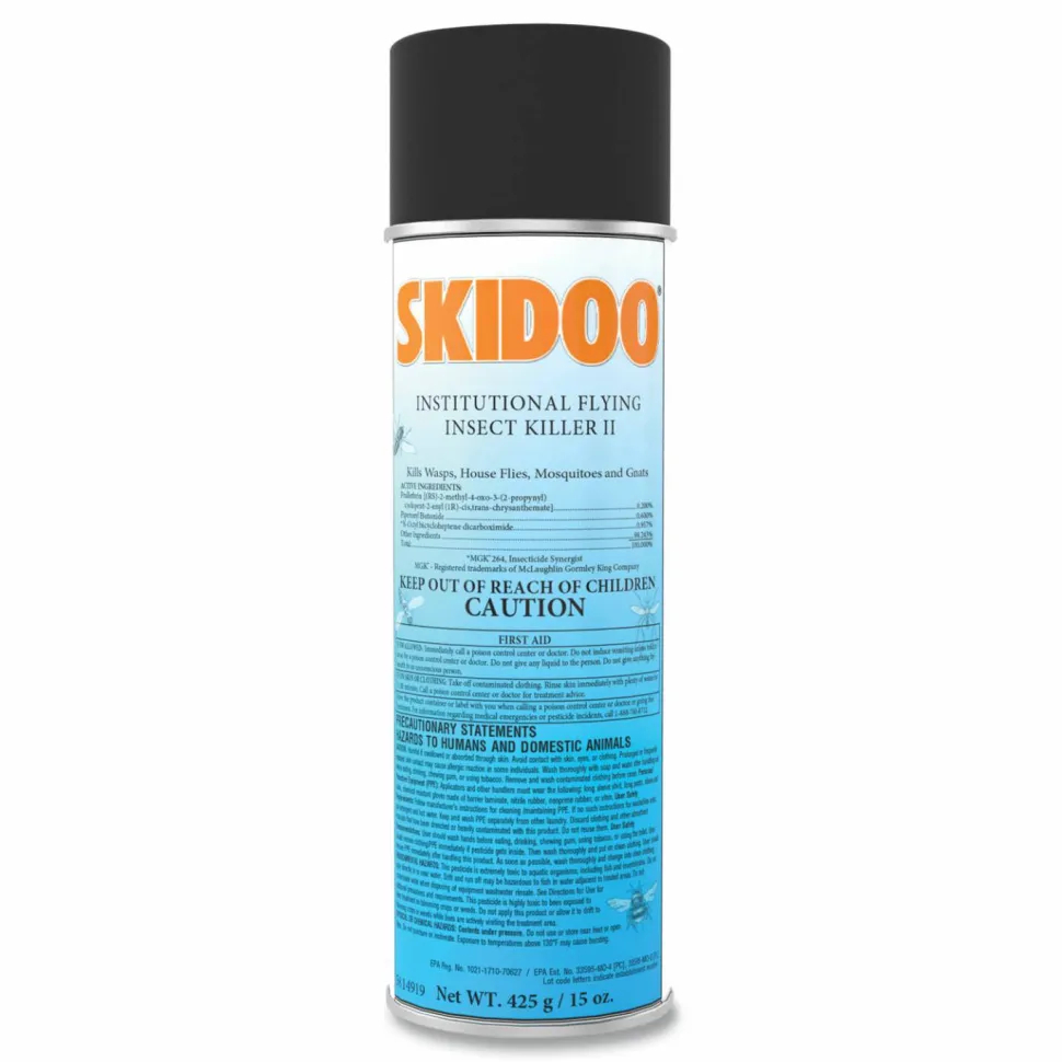 Diversey Skidoo Institutional Flying Insect Killer, 15 oz Aerosol Spray, 6/Carton