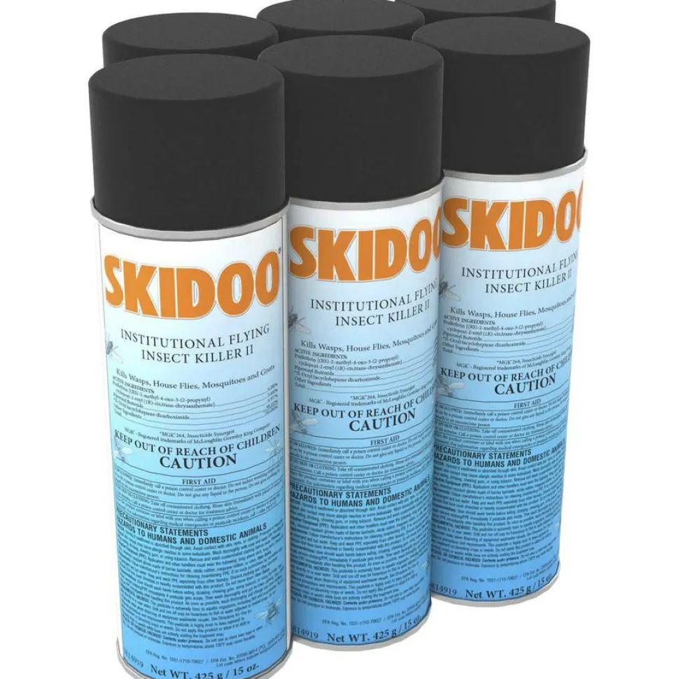 Diversey Skidoo Institutional Flying Insect Killer, 15 oz Aerosol Spray, 6/Carton