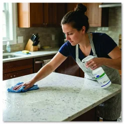 Diversey Alpha-HP Multi-Surface Disinfectant Cleaner Spray Bottle, 32 oz, White, 12/Carton