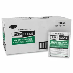 Diversey Beer Clean Glass Cleaner, Powder, 0.5 oz Packet, 100/Carton