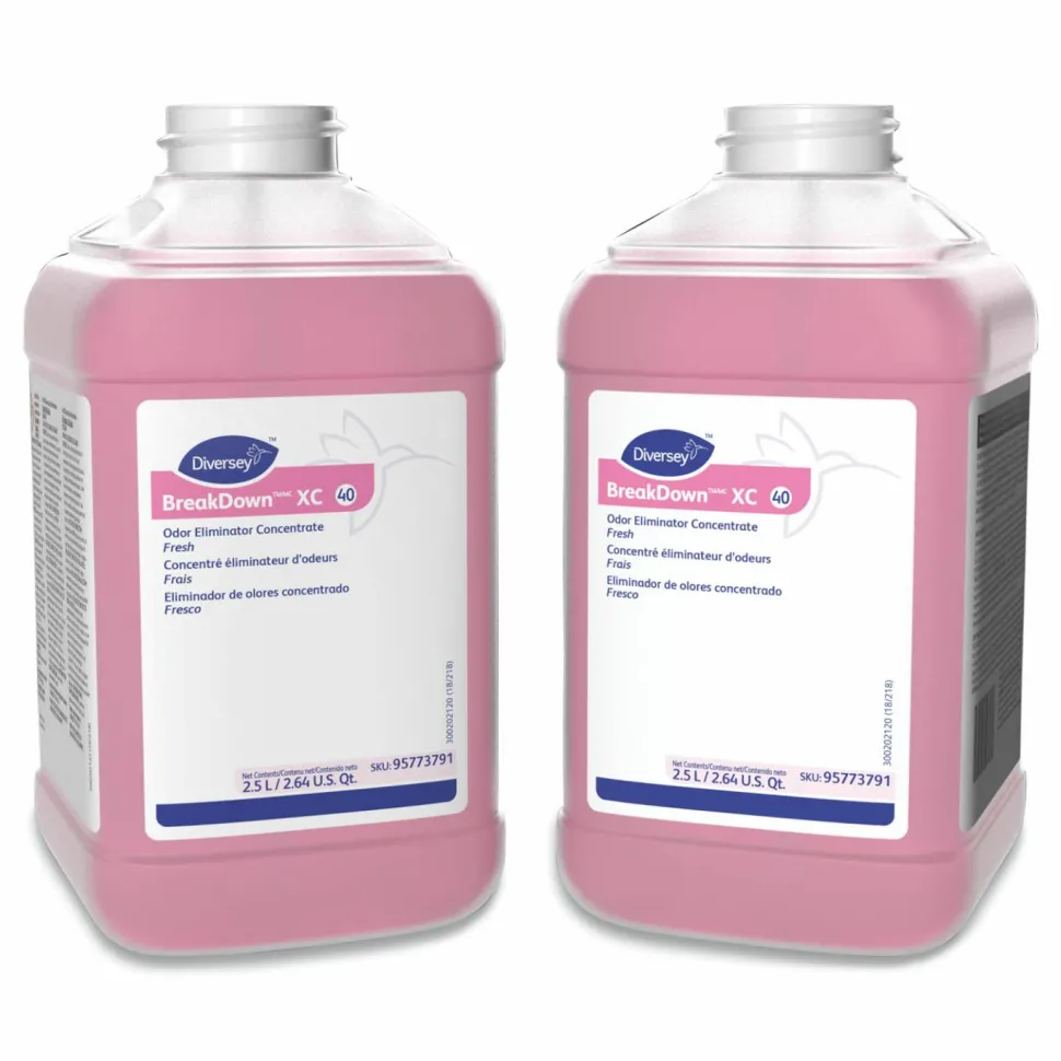 Diversey Breakdown Odor Eliminator, Fresh, 84.5 oz, 2/Carton