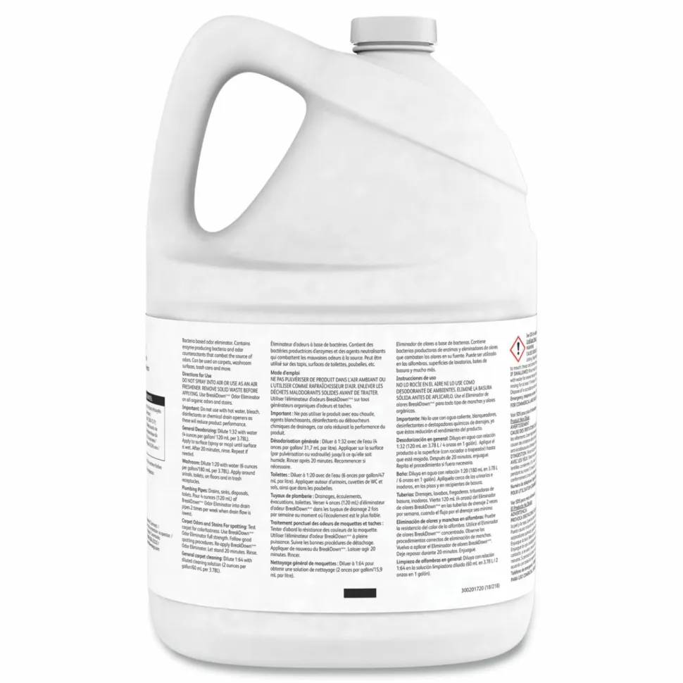 Diversey Breakdown Odor Eliminator, Fresh, Liquid, 1 gal Bottle