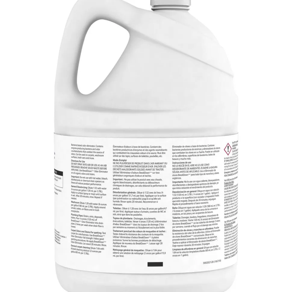 Diversey Breakdown Odor Eliminator, Fresh, Liquid, 1 gal Bottle