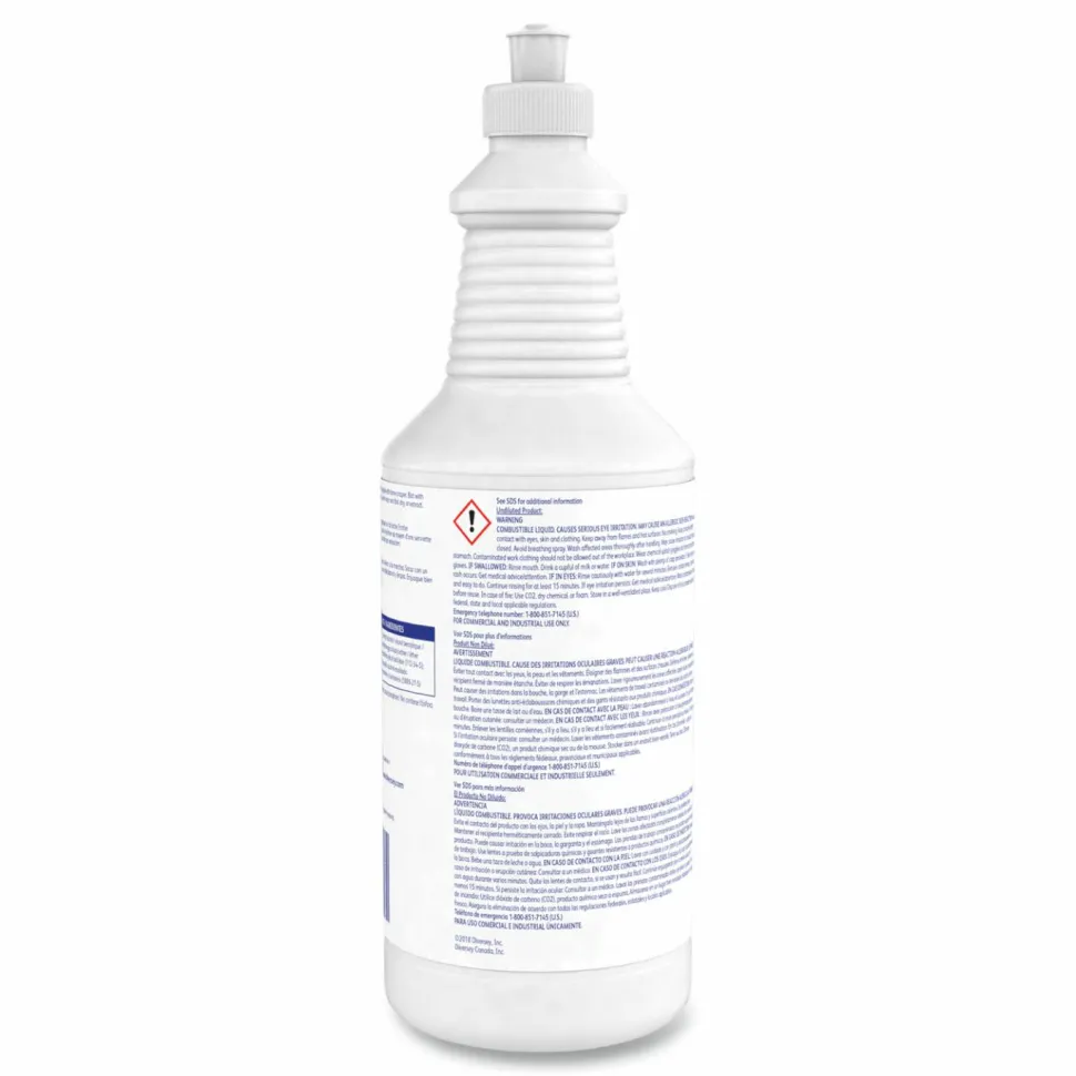 Diversey Citrus Express Gel Spotter, Citrus Scent, 32 oz Squeeze Bottle, 6/Carton