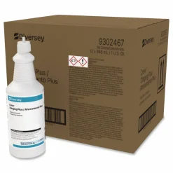 Diversey Crew Clinging Plus Toilet Bowl Cleaner, 32 oz Bottle, 12/Carton