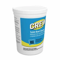 Diversey Crew Easy Paks Toilet Bowl Cleaner, Fresh Floral Scent, 0.5 oz Packet, 90 Packets/Tub, 2 Tubs/Carton