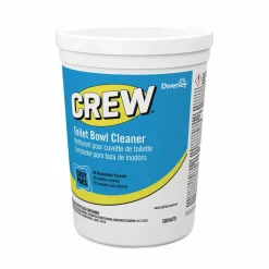 Diversey Crew Easy Paks Toilet Bowl Cleaner, Fresh Floral Scent, 0.5 oz Packet, 90 Packets/Tub