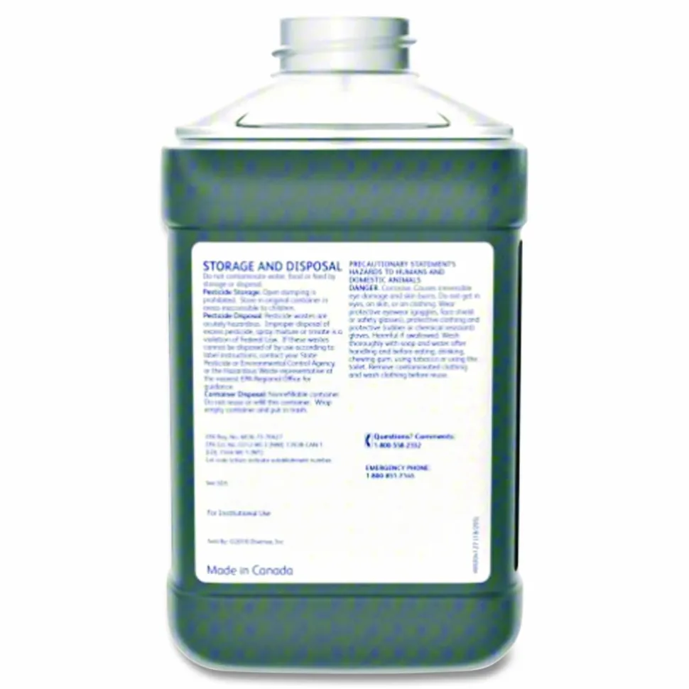Diversey Crew Non-Acid Bowl and Bathroom Cleaner, Unscented, 2.5 L Bottle, 2/Carton