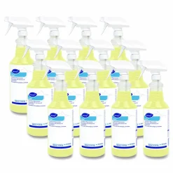 Diversey Crew Tile and Grout Rejuvenator, Chlorine Scent, 32 oz Spray Bottle, 12/Carton