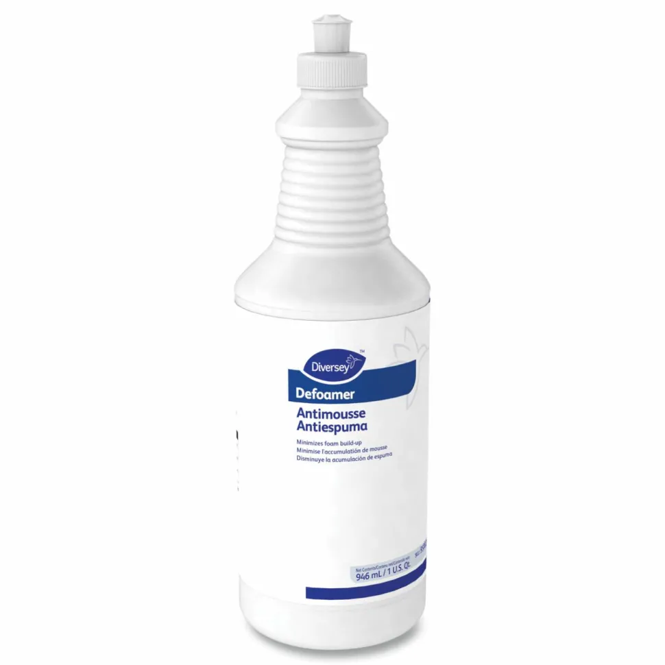 Diversey Defoamer/Carpet Cleaner, Cream, Unscented, 32 oz Squeeze Bottle