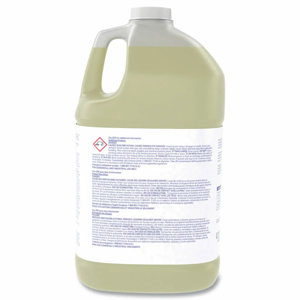 Diversey Dry Foam Shampoo and Encapsulation Cleaner, Floral Scent, Liquid, 1 gal, 4/Carton