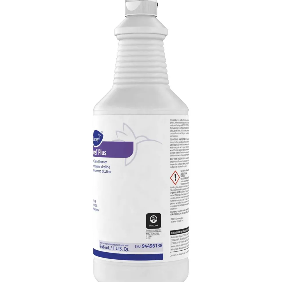 Diversey Emerel Plus Cream Cleanser, 32 oz Squeeze Bottle, 12/Carton