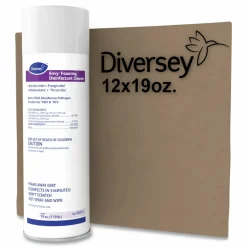 Diversey Envy Foaming Disinfectant Cleaner, Lavender Scent, 19 oz Aerosol Spray, 12/Carton