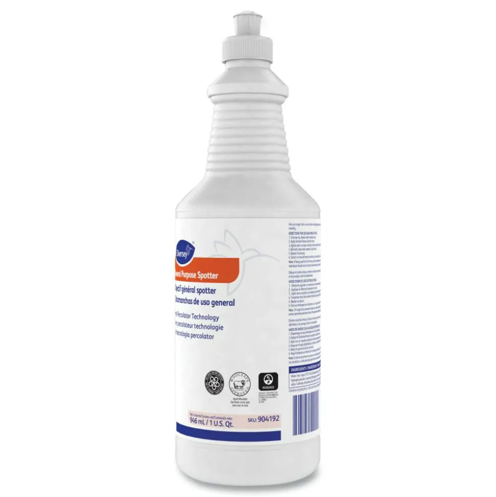 Diversey General Purpose Spotter, Floral Scent, Liquid, 1 qt Squeeze Bottle, 6/Carton