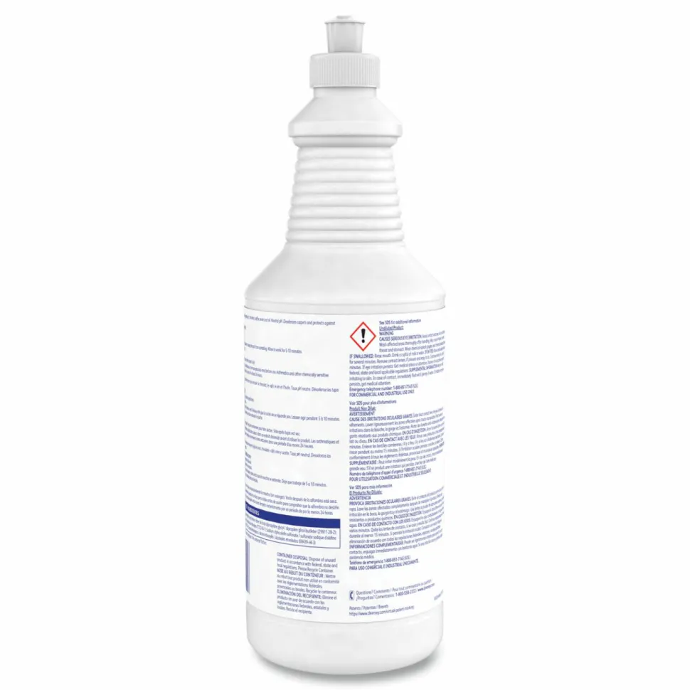 Diversey General Purpose Spotter, Floral Scent, Liquid, 1 qt Squeeze Bottle, 6/Carton