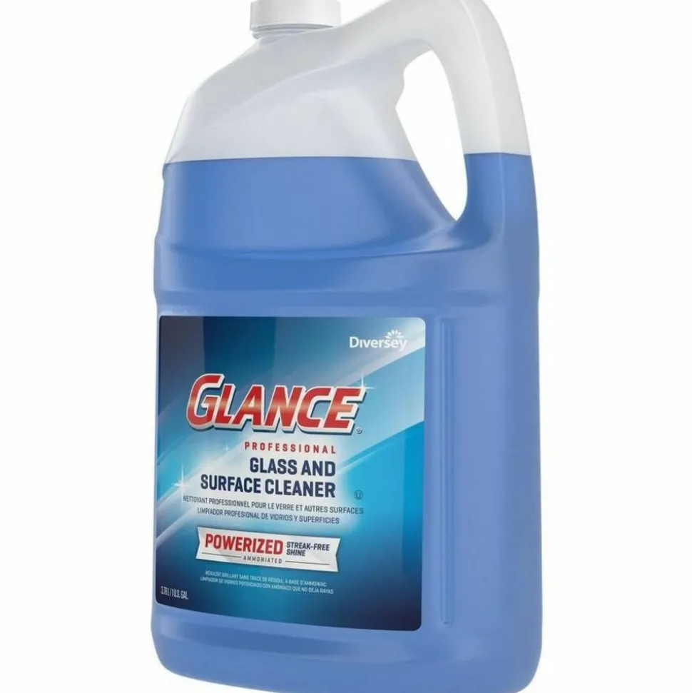 Diversey Glance Powerized Glass and Surface Cleaner, 1 gal Bottle 2/Carton