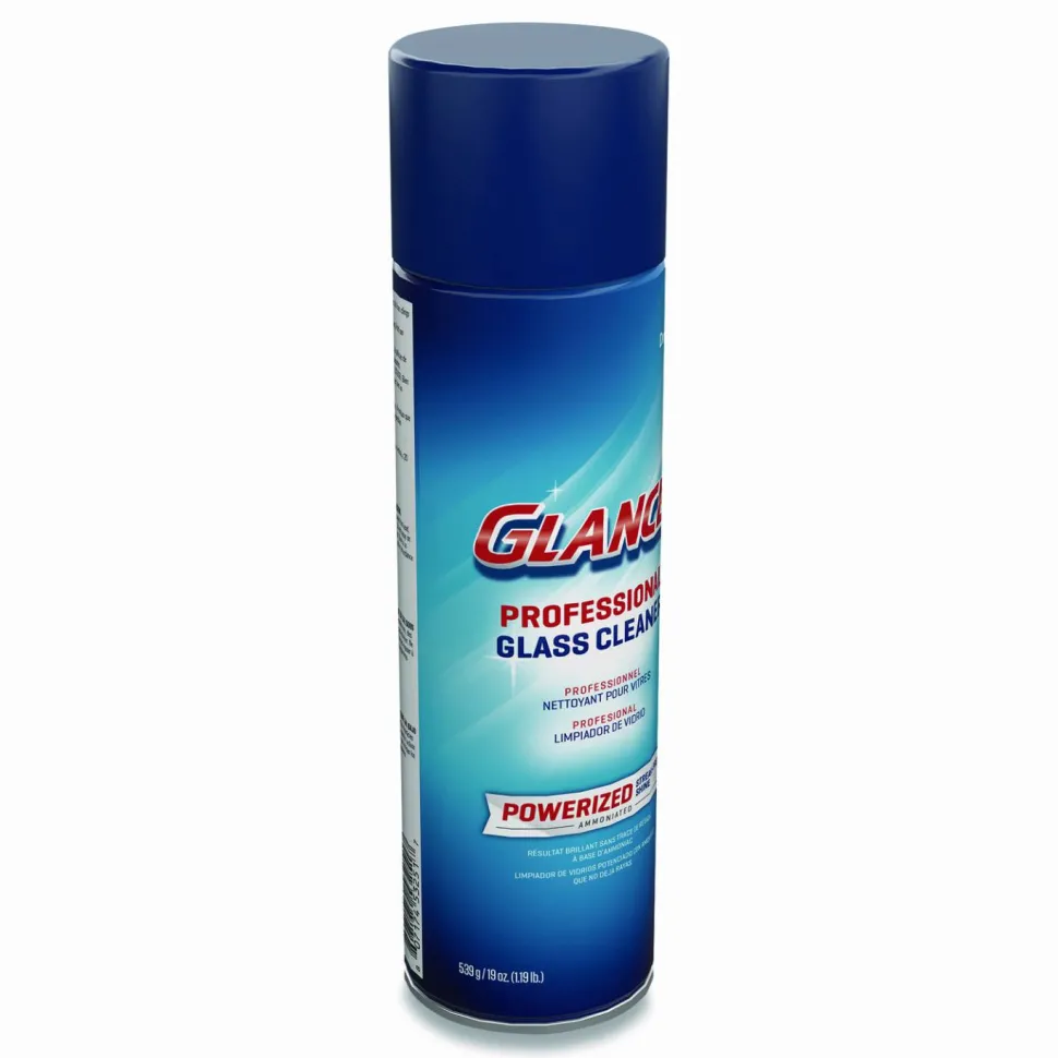 Diversey Glance Powerized Glass and Surface Cleaner, 19 oz Aerosol Spray, 12/Carton