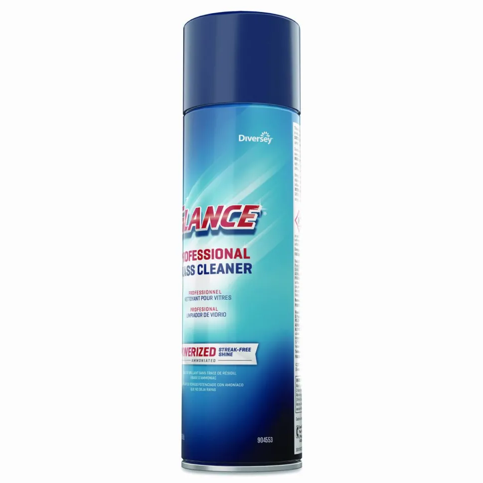 Diversey Glance Powerized Glass and Surface Cleaner, 19 oz Aerosol Spray, 12/Carton