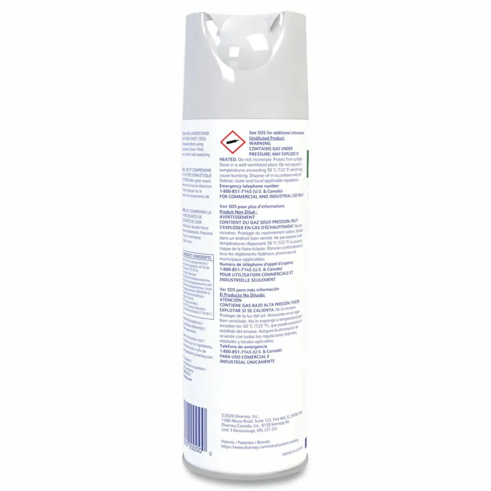 Diversey Good Sense Air Freshener, Tuscan Garden, 16 oz Aerosol Spray, 6/Carton
